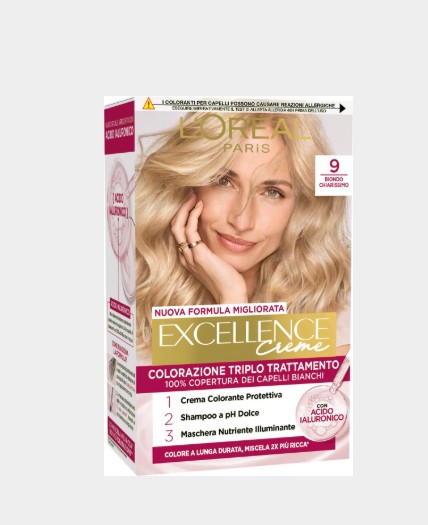 LOREAL EXCELLENCE BIONDO CHIARISSIMO 9