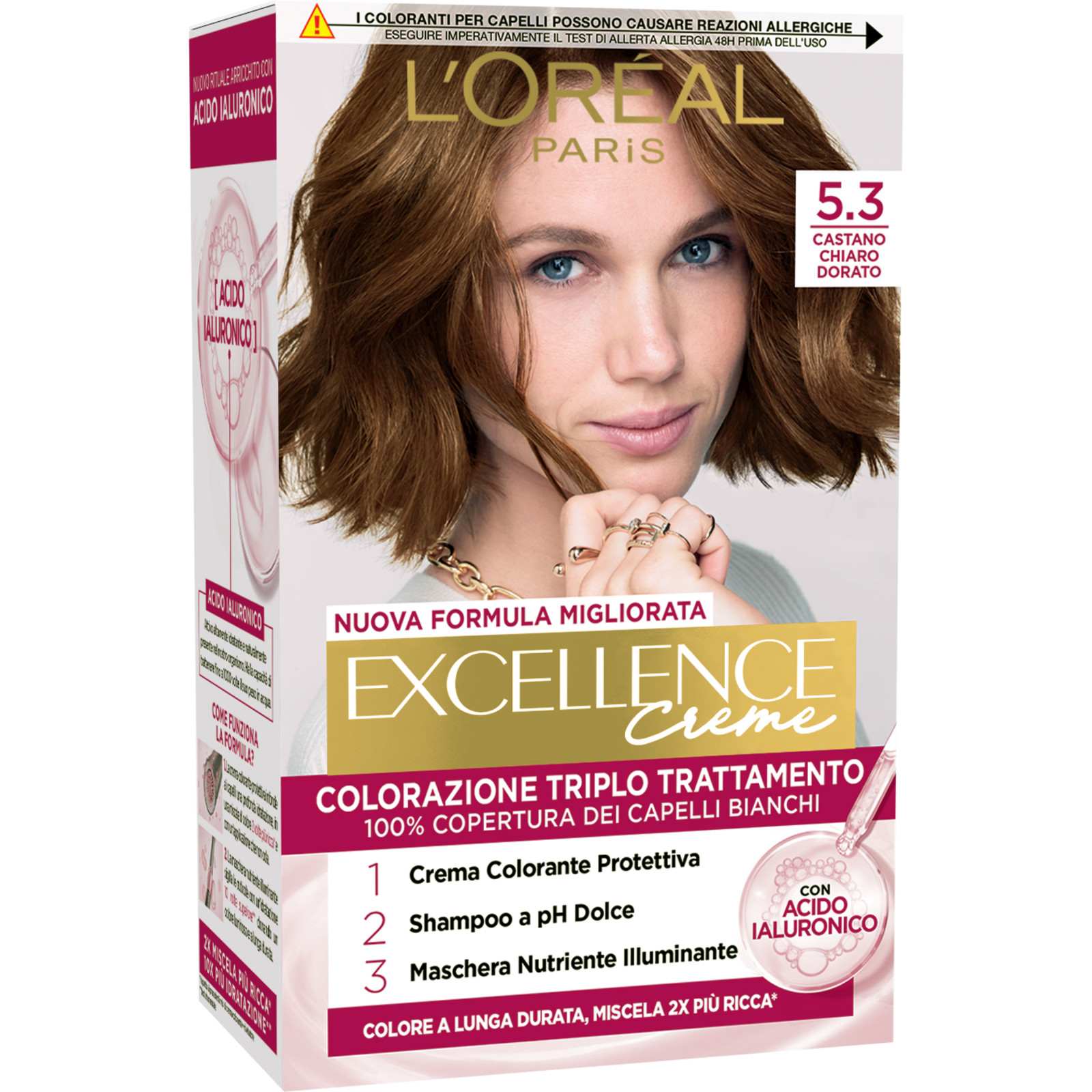 LOREAL EXCELLENCE CASTANO CHIARO DORATO 5.3