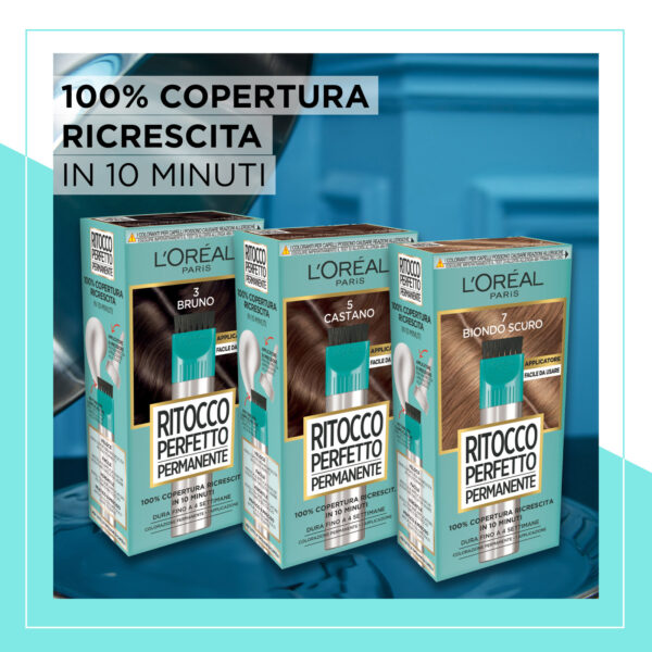 LOREAL RITOCCO PERFETTO PERMANANTE BIONDO SCURO 7 - immagine 3