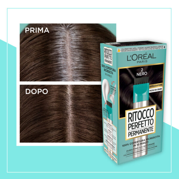 LOREAL RITOCCO PERFETTO PERMANENTE NERO 2 - immagine 5