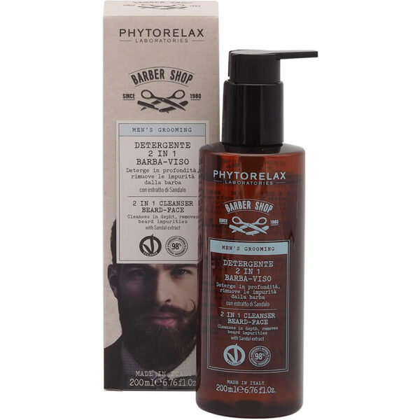 PHYTORELAX DETERGENTE 2IN1 BARBA-VISO 200 ML