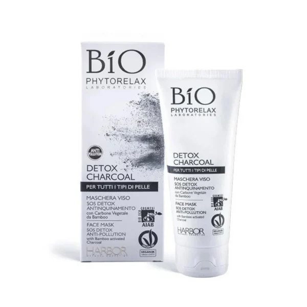 PHYTORELAX DETOX CHARCOAL MASCHERA VISO SOS 75 ML