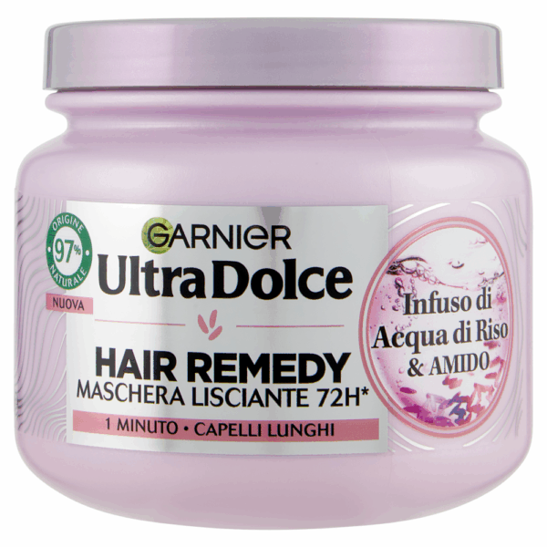 ULTRA DOLCE MASCHERA REMEDY INFUSO DI ACQUA RISO E AMIDO 340 ML