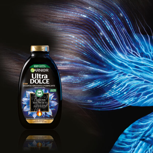 ULTRA DOLCE SHAMPOO CARBONE MAGNETICO 400 ML - immagine 3