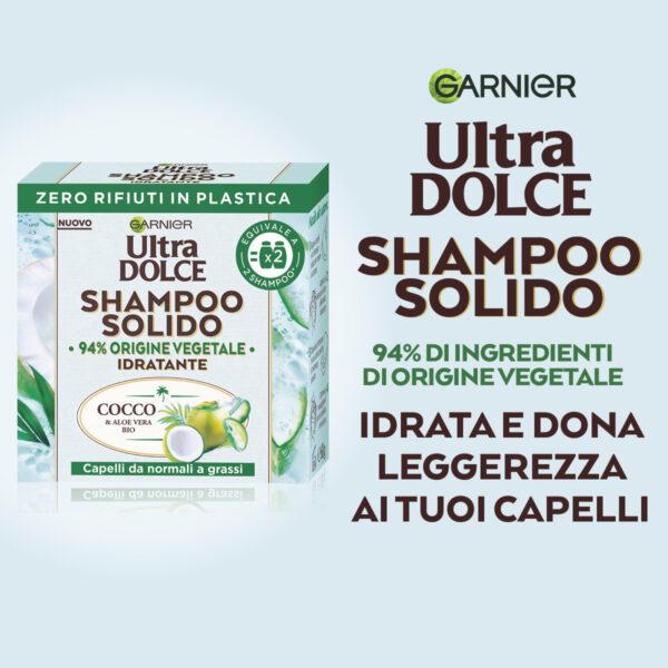 ULTRA DOLCE SHAMPOO SOLIDO COCCO - immagine 2