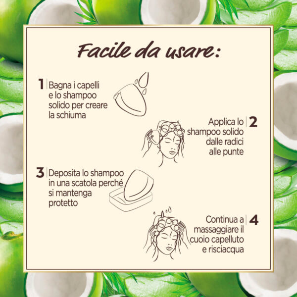 ULTRA DOLCE SHAMPOO SOLIDO COCCO - immagine 6