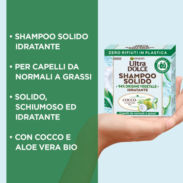 ULTRA DOLCE SHAMPOO SOLIDO COCCO - immagine 5