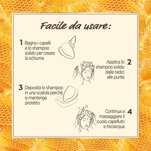 ULTRA DOLCE SHAMPOO SOLIDO TESORI DI MIELE - immagine 5
