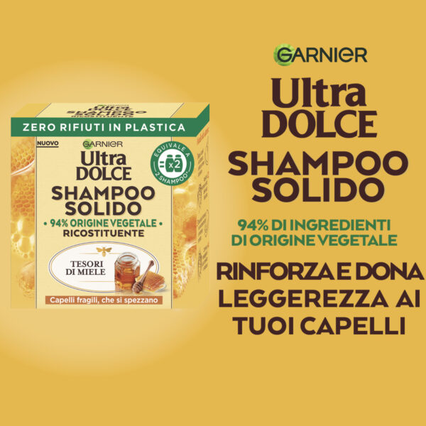ULTRA DOLCE SHAMPOO SOLIDO TESORI DI MIELE - immagine 2