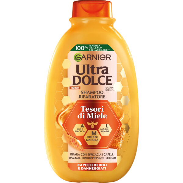 ULTRA DOLCE SHAMPOO TESORI MIELE 400 ML