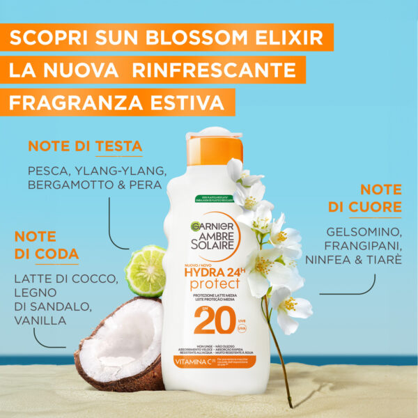 AMBRE SOLAIRE HYDRA 24 MILK SPF20 175ML - immagine 5