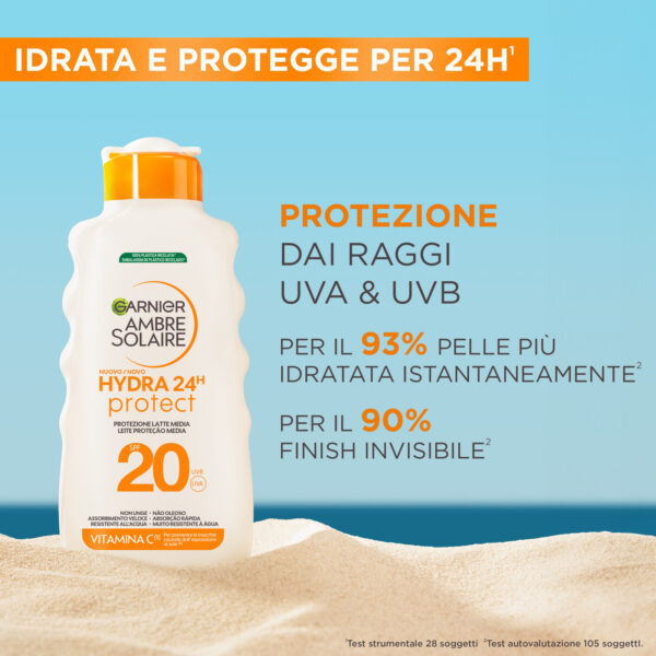 AMBRE SOLAIRE HYDRA 24 MILK SPF20 175ML - immagine 6