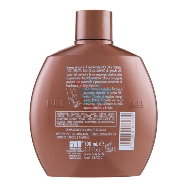 BREEZE DEODORANTE ARGAN SQUEEZE 100 ML - immagine 2