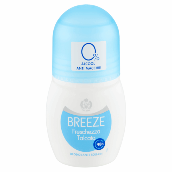 BREEZE DEODORANTE ROLL ON FRESCHEZZA TALCATA 50 ML