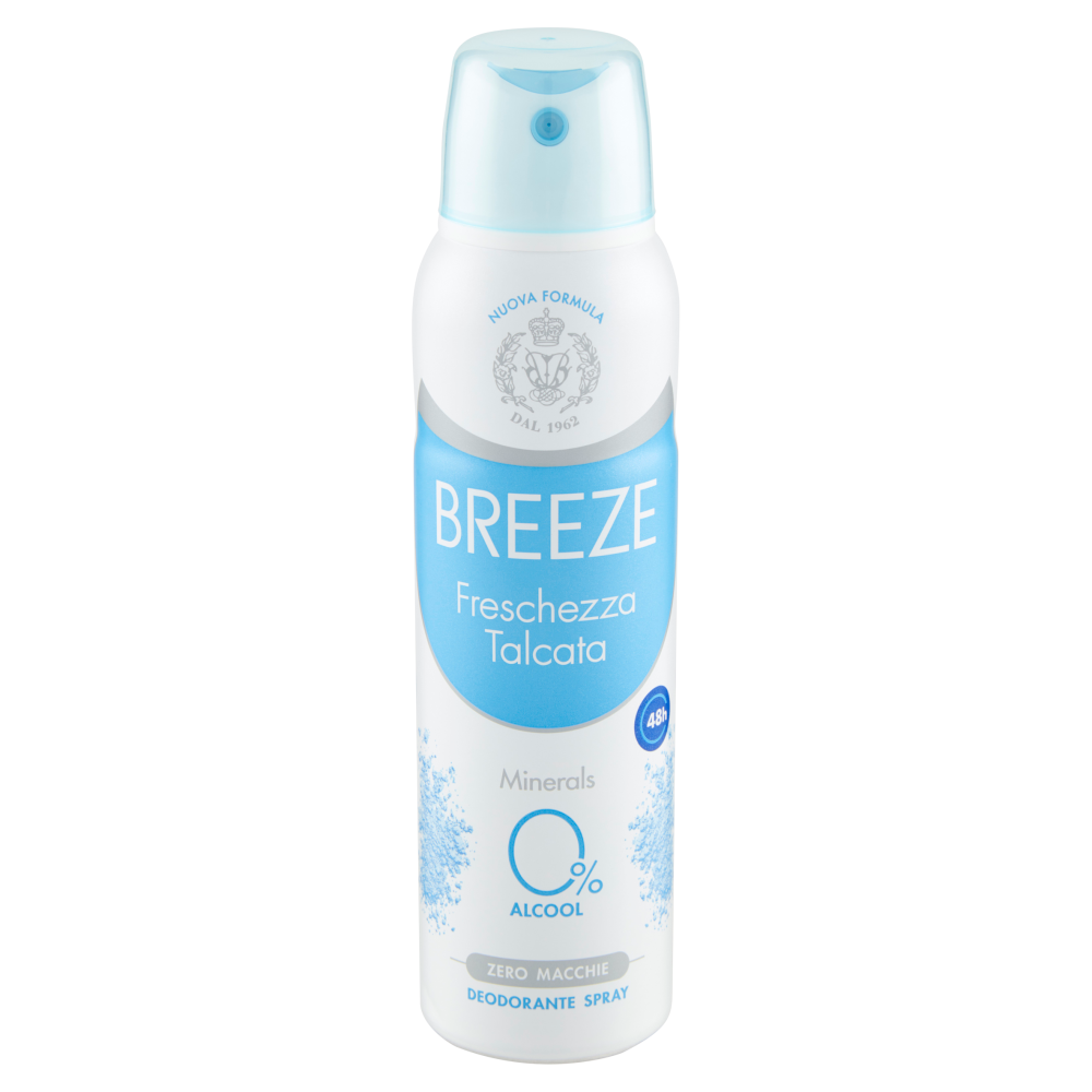 BREEZE DEODORANTE SPRAY FRESCHEZZA TALCATA 150 ML