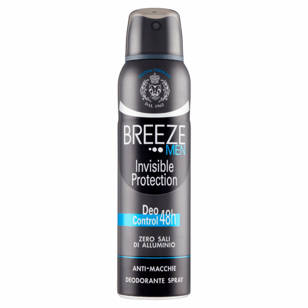 BREEZE MEN DEODORANTE SPRAY INVISIBLE 150ML