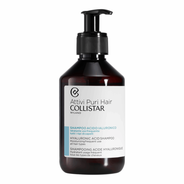 COLLISTAR ATTIVI PURI HAIR ACIDO IALURONICO SHAMPOO IDRATANTE USO FREQUENTE 500ML