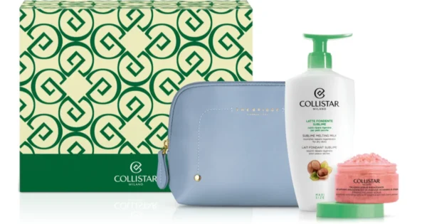 COLLISTAR CONFEZIONE LATTE FONDENTE SUBLIME 400+MINI TALASSO SCRUB ENERGIZZANTE 150+ GOCCE MAGICHE+POCHETTE