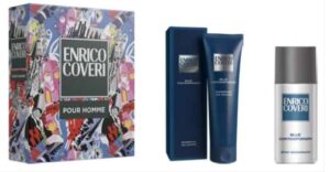 ENRICO COVERI CONFEZIONE BLUE CONTEMPORANY SHOWER GEL 300 ML+DEODORANTE 150ML