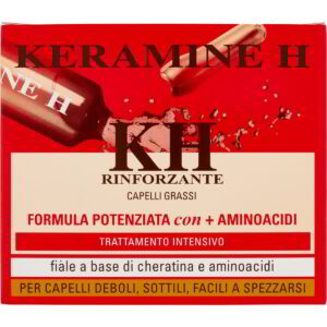 KERAMINE H FIALE RINFORZANTE CAPELLI GRASSI TRATTAMENTO INTENSIVO X10