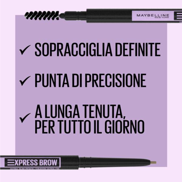 MAYBELLINE BROW ULTRA SLIM NUDE 04 - immagine 4