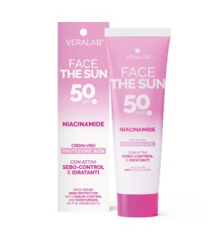 VERALAB FACE THE SUN CREMA VISO SPF50 CON NIACINAMIDE