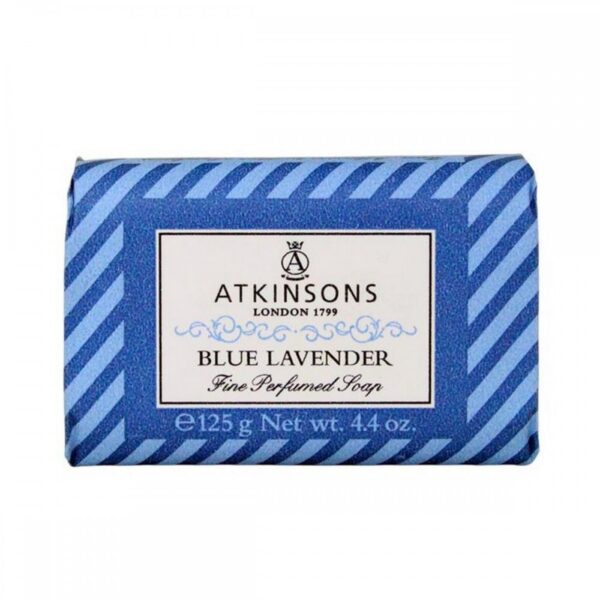 ATKISON FINE PARFUMED SOAP BLUE LAVENDER 125 GR