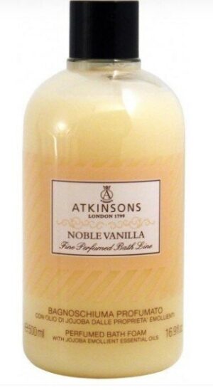 ATKISONS FINE PARFUMED BATH LINE BAGNOSCHIUMA NOBLE VANILLA 500 ML