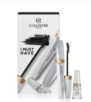 COLLISTAR CONFEZIONE MASCARA SHOCK NERO +SMALTO 3IN1