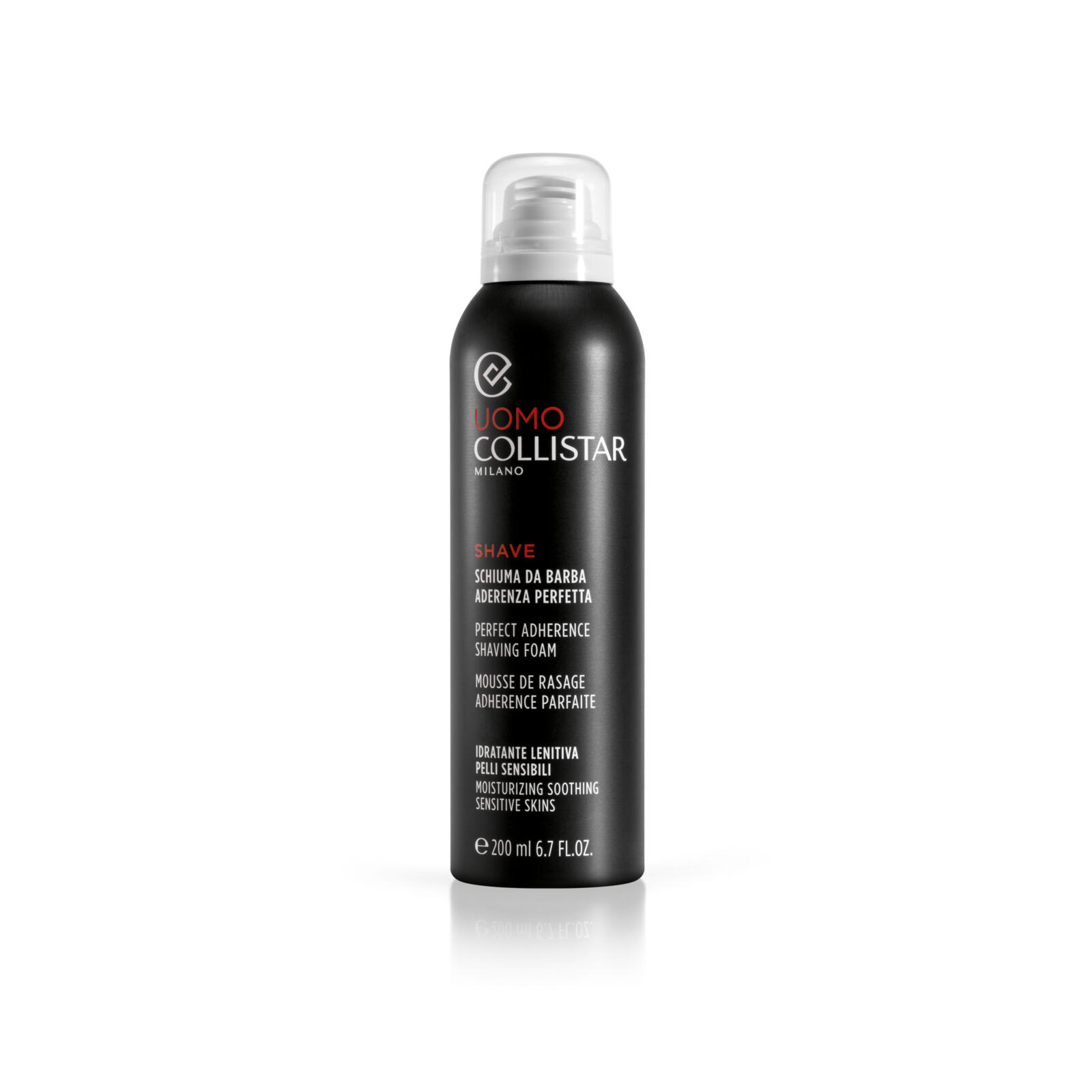 COLLISTAR UOMO SCHIUMA DA BARBA ADERENZA PERFETTA PELLI SENSIBILI 200 ML