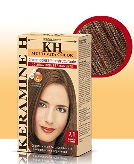 KERAMINE H CREMA COLORATA 7,1 BIONDO CENERE