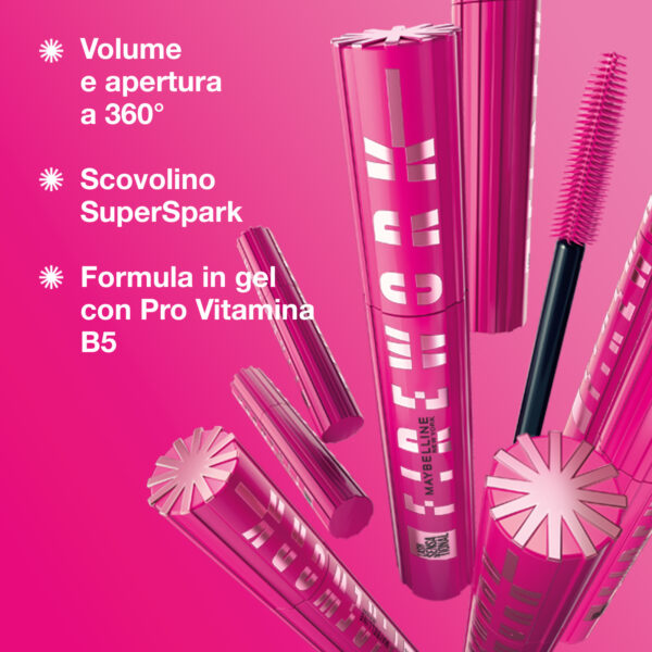 MAYBELLINE MASCARA LASH SENSA FIREWORKS WTP NU - immagine 2