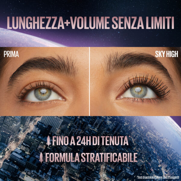 MAYBELLINE MASCARA SKY HIGH BURGUNDY HACE - immagine 3