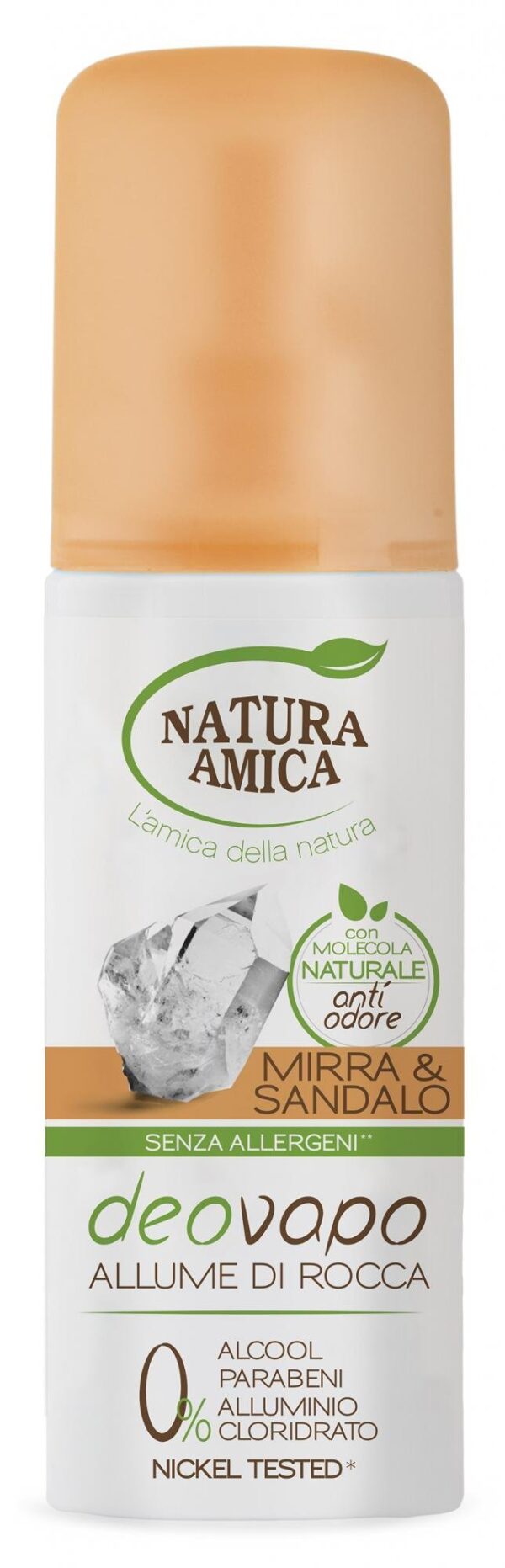 NATURA AMICA DEODORANTE DEO VAPO MIRRA & SANDALO  100ML