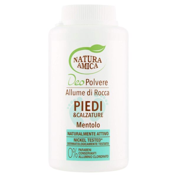NATURA AMICA DEO POLVERE PIEDI MENTOLO 120G