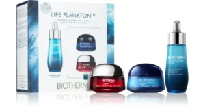 BIOTHERM KIT LIFE PLANKTON ELIXIR 30ML + BLUE THERAPY NIGHT 15ML + BLUE THERAPY RED ALGAE UPLIFT 15ML