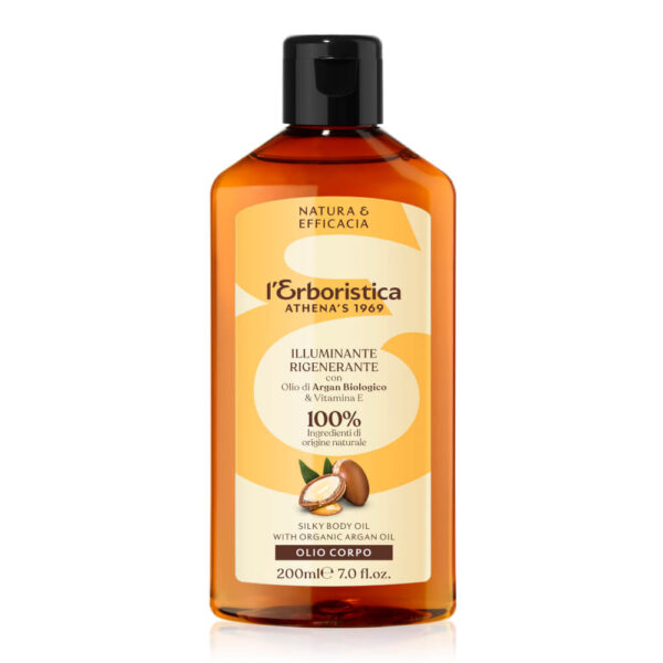 L ERBORISTICA OLIO CORPO ILLUMINANTE & RIGENERANTE OLIO DI ARGAN 200 ML