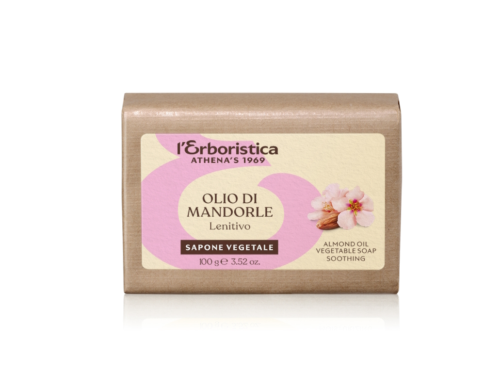 L' ERBORISTICA SAPONE VEGETALE OLIO DI MANDORLE 100 GR
