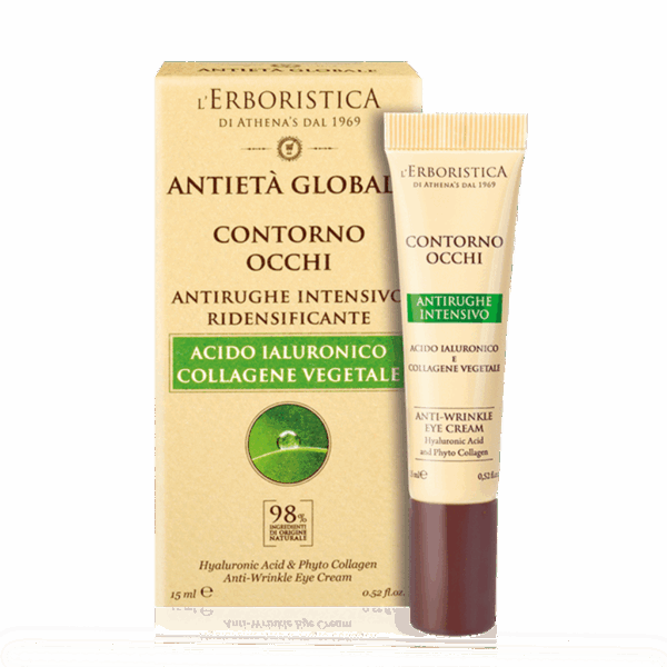 L' ERBORISTICA ANTIETA' GLOBALE CONTORNO OCCHI ANTI RUGHE  INTENSIVO & RIDENSIFICANTE 15 ML