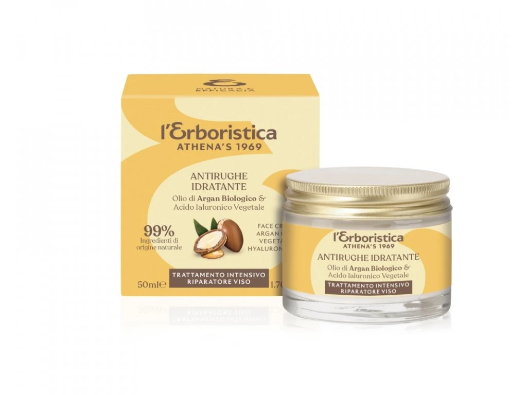 L' ERBORISTICA CREMA VISO OLIO DI ARGAN E ACIDO IALURONICO 50 ML