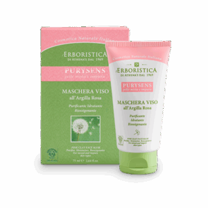 L' ERBORISTICA PURYSENS MASCHERA VISO ARGILLA ROSA 75ML