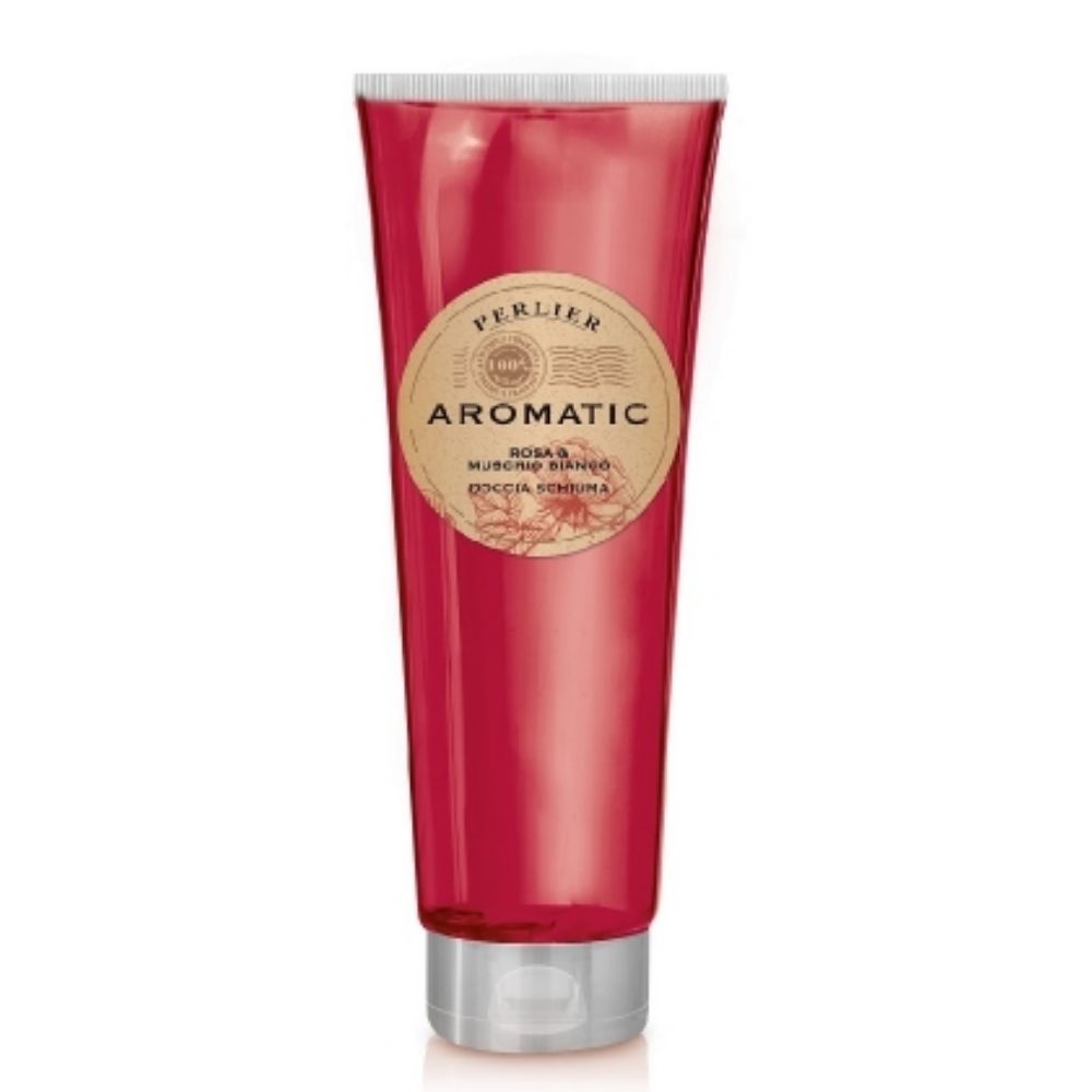 PERLIER AROMATIC DOCCIA SHAMPOO ROSA ROSSA & MUSCHIO BIANCO 250 ML