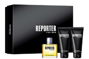 REPORTER FOR MEN CONFEZIONE EDT 75ML + SHOWER GEL 100ML +AFTER SHAVE BALM 100ML