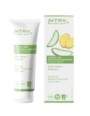 INTRA ALOE VERA E ZENZERO CREMA GEL SEBOEQUILIBRANTE BIOLOGICA 50 ML