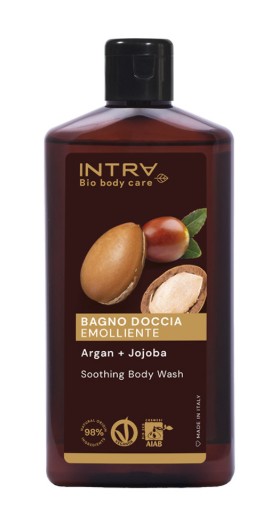 INTRA ARGAN E JOJOBA BAGNO DOCCIA BIOLOGICO EMOLLIENTE AVVOLGENTE 400 ML