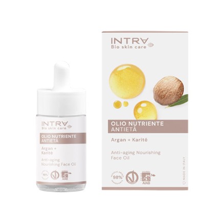 INTRA ARGAN E KARITE' OLIO NUTRIENTE ELIXIR DI BELLEZZA BIO 30 ML