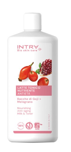 INTRA BACCHE DI GOJI E MELOGRANO LATTE TONICO NUTRIENTE BIOLOGICO ANTIETA' 200 ML