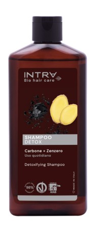 INTRA CARBONE VEGETALE & ZENZERO SHAMPOO BIOLIGICO DETOX 250 ML