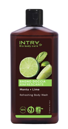 INTRA MENTA E LIME BAGNO DOCCIA BIOLOGICO RINFRESCANTE RIVITALIZZANTE 400 ML