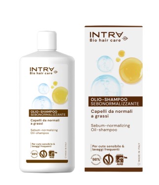 INTRA OLIO-SHAMPOO BIOLOGICO SEBONORMALIZZANTE Per capelli da normali a grassi 200 ML